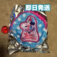ディズニー パルパルーザ ミニー カプセルトイ 水色 ポーチ ディズニーランド