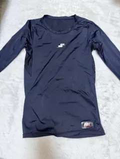 アンダーシャツ長袖3枚半袖1枚 紺色