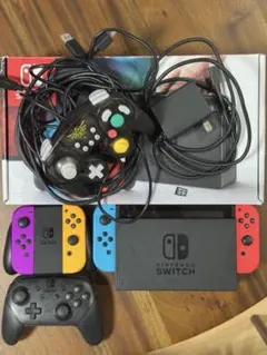 Nintendo Switch 本体＋周辺機器多数＋128GB SD付