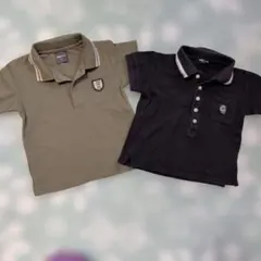 COMME CA ISM ポロシャツ 2枚セット 100
