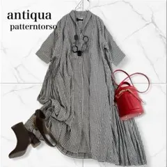 Neagleyにーぐりぃさま パターントルソ プリーツ シャツワンピース