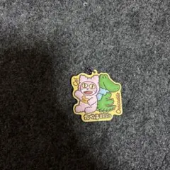 たべっ子どうぶつ ラバーキーホルダー Cat Crocodile