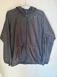 Nike ブラック ウィンドブレーカー フード付き