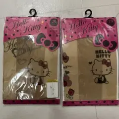 レア 新品 ハローキティ タトゥープリント ストッキング 2柄 ベージュタイツ