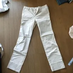 ベージュ カジュアルパンツ ウエスト61cm ヒップ88cm