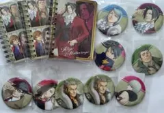 【5/3まで】逆転検事くじ　缶バッジ、リングメモ帳9点セット