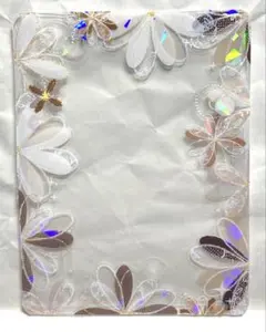 131 白　硬質ケース　デコ　シール トレカデコ　匿名配送　トレカケース