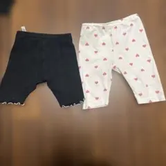 西松屋　スパッツ　５分丈　100 レギンス　女の子　夏　春　秋　お着替え