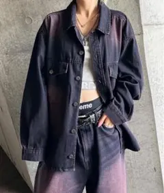 sedacle ヴィンテージカラーオーバーダイデニムジャケット