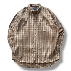 J.CREW ジェイクルー 長袖 チェック ボタンダウンシャツ M