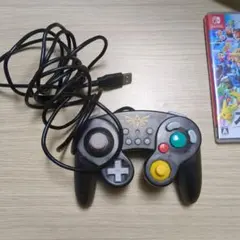 【ほぼ未使用】ゼルダの伝説 USB接続 ゲームキューブコントローラー