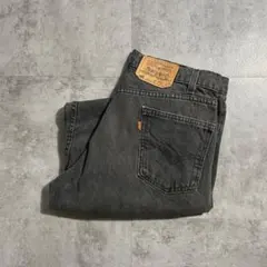 90s USA製 ブラックデニム リーバイス 550 W34 L32