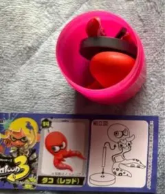 スプラトゥーン3 チョコエッグ タコ(レッド) 1個