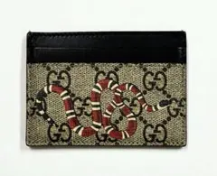 【美品】 GUCCI キングスネーク GGスプリーム カードケース