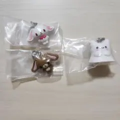 サンリオキャラクターズ　めじるしアクセサリー　シュガバニ&はなまるおばけ