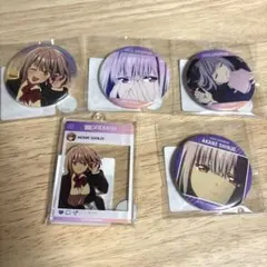 新条アカネ 缶バッジ アクリルキーホルダー 5点セット