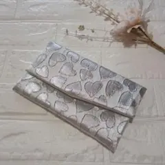 袱紗ふくさ　結婚式　ウェディング　ご祝儀袋ケース　マルチケース　ハート