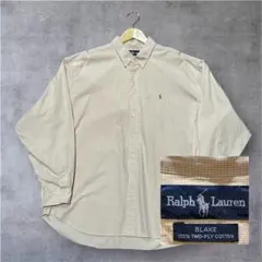 古着 Ralph Lauren Blake 長袖シャツ オレンジ
