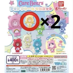 ケアベア　フォトフレームマスコット　ファンシャインベア　黄色