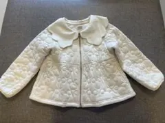 専用 美品プティマイン ディズニーキルティングアウター スカラップ襟 110