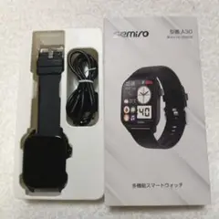semiro A30 ブラック スマートウォッチ 本体　中古品