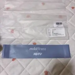 新品未使用❤️mobifitness トレーニングチューブ レジスタンスバンド水色