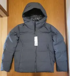 未使用 ユニクロ UNIQLO シームレスダウンパーカ 3Dカット グレー M