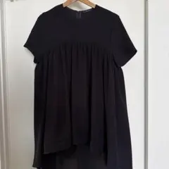 YOKO CHAN チュニック ブラウス　ネイビーのサムネイル