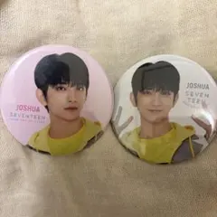 SEVENTEEN カフェ セブチ ジョシュア 缶バッジ - メルカリ