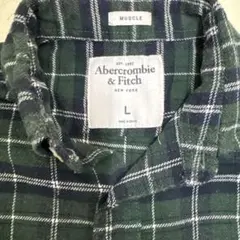 Abercrombie & Fitch チェック柄ネルシャツ L