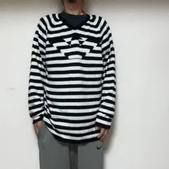 イタリア製エンポリオアルマーニEmporio Armani ボーダー　ニットXLのサムネイル