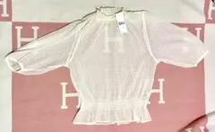 GU シアートップブラウス