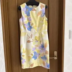 GRACE CONTINENTAL フラワープリント ワンピース