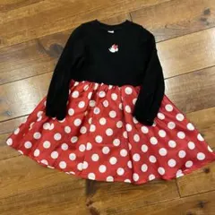 ミニーマウス　リボンワンピース　120