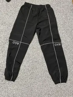 OY ブラック ナイロンパンツ リフレクター