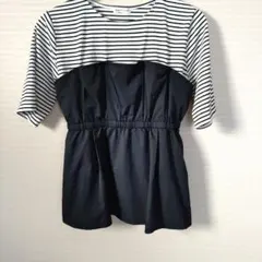 ANNA LUNA ストライプ 半袖トップスのサムネイル