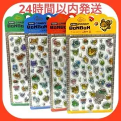 【韓国限定・新作】ポケモン　キャンディボンボンステッカー　4枚セット