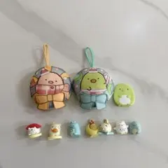 すみっコぐらし置物　キーホルダーセットキッズ　グッズ　フィギア