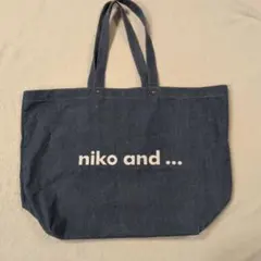 niko and ... デニムトートバッグ