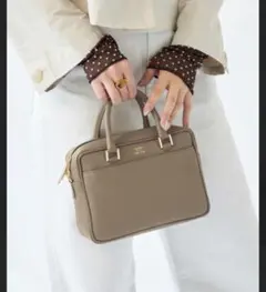 GINZA EDOYA ecru レザー トートバッグ カデナ 本革 ブラウン - メルカリ