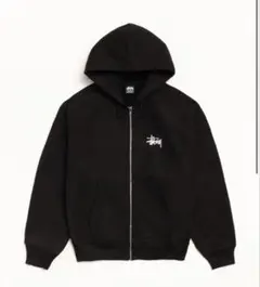 Stussy ジップアップパーカー ブラック　XLサイズ
