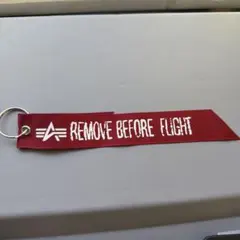 ALPHAINDUSTRIESREMOVEBEFOREFLIGHT キーホルダー