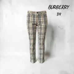 BURBERRY BLUE LABELチェック柄 カジュアルパンツ 34定番柄Sのサムネイル
