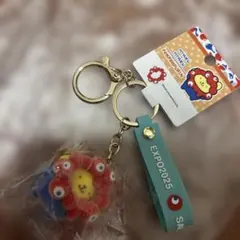 新品 EXPO2025 ポムポムプリン ミャクミャク キーホルダー