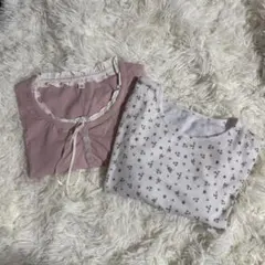 ショート丈Tシャツセット Lサイズ