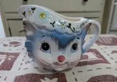 猫型 陶器 ミルク ピッチャー　♪ヴィンテージ品