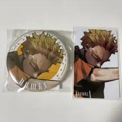 僕のヒーローアカデミア giga 新十傑 缶バッジ カード ホークス