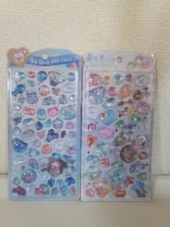 即日発送　匿名　正規品　うるちゅるポップシール　ペンギン　水族館　立体