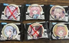 にじさんじ ビスケット 缶バッジ 壱百満天原サロメ 他