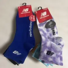 new balance キッズ靴下6足セット 23-25cm